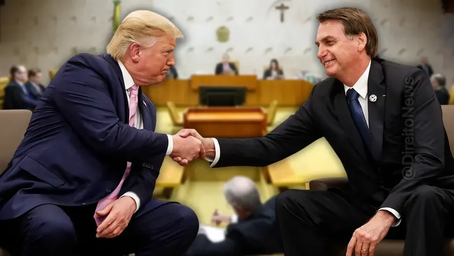 ministros stf minimizam post trump sobre bolsonaro descartam resposta