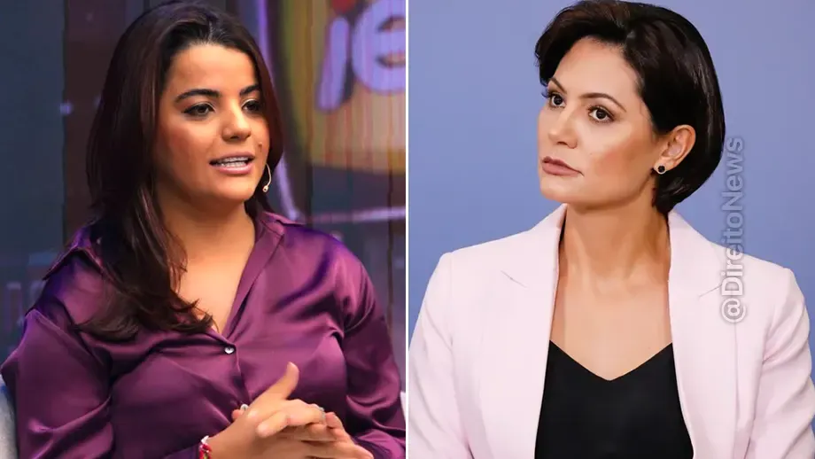 michelle bolsonaro pode ter encarar apresentadora chamou ex garota programa