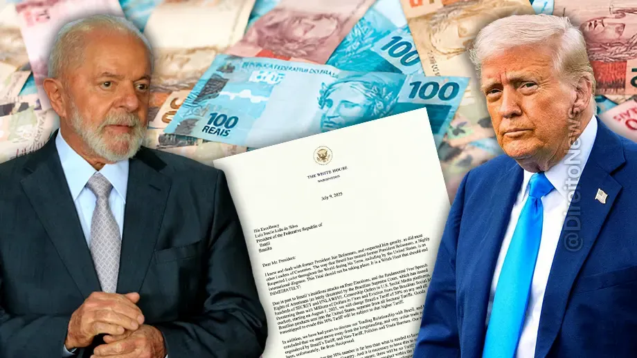 trump manda carta lula anuncia tarifa 50 sobre produtos brasileiros
