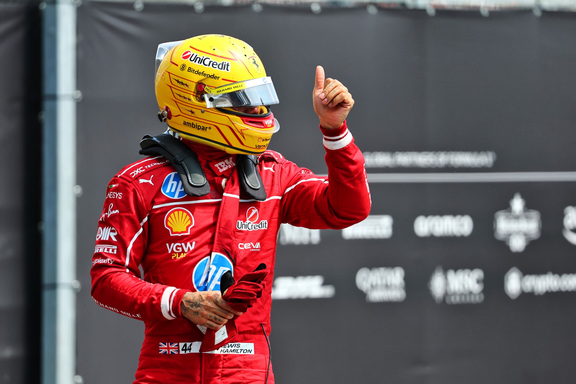 Lewis Hamilton (GBR) Ferrari.