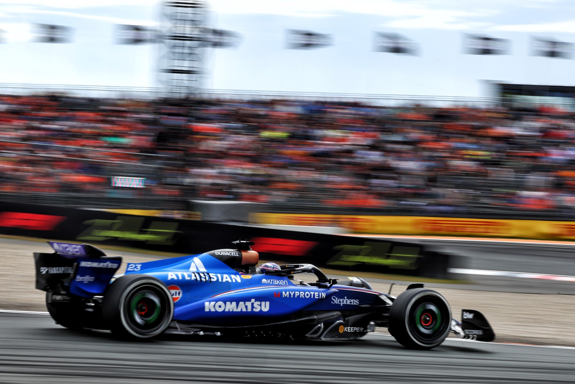 F1: Confira as imagens dos primeiros treinos do GP da Holanda Alexander Albon (THA) Atlassian Williams Racing FW47.