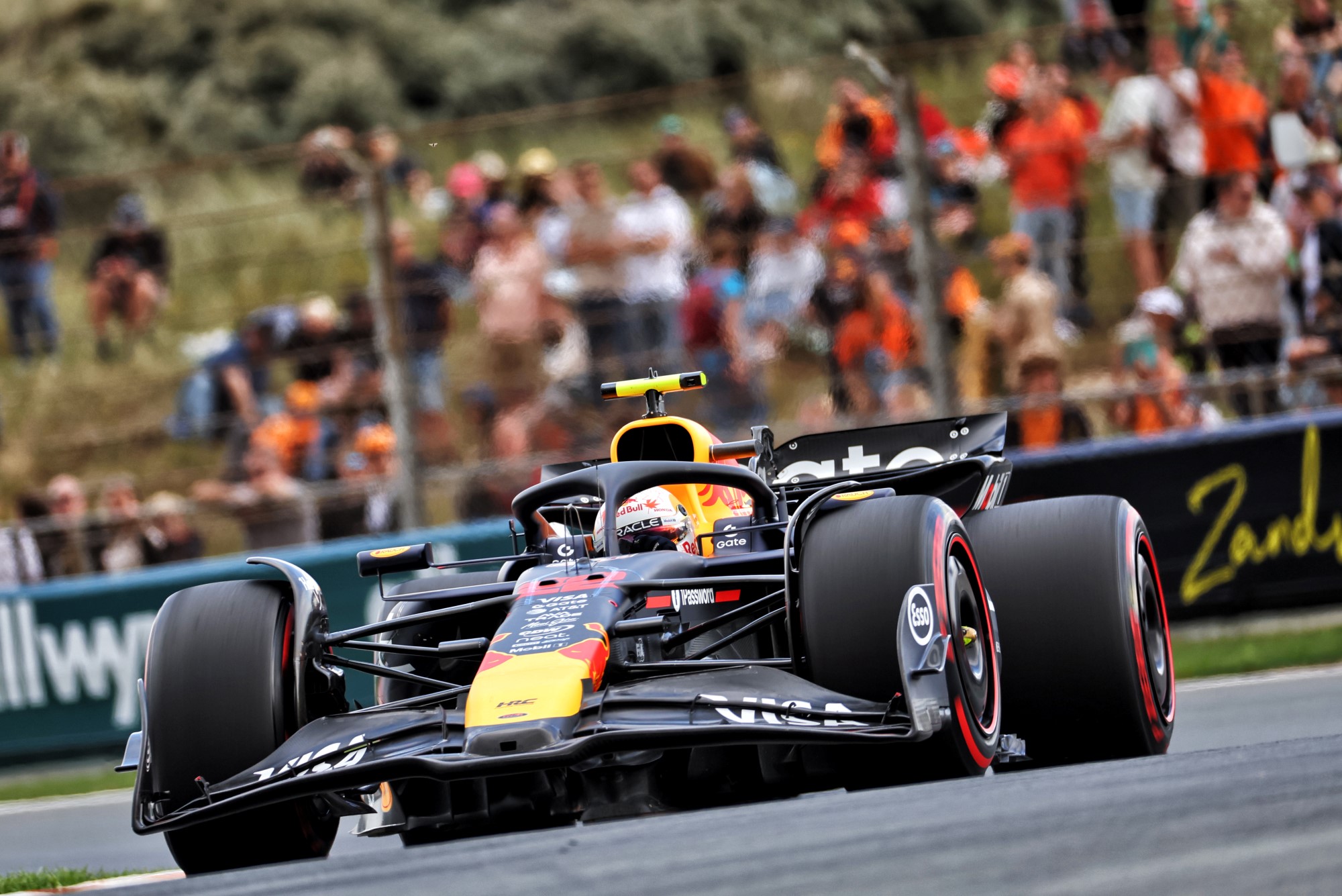 F1: Confira as imagens dos primeiros treinos do GP da Holanda Yuki Tsunoda (JPN) Red Bull Racing RB21.
