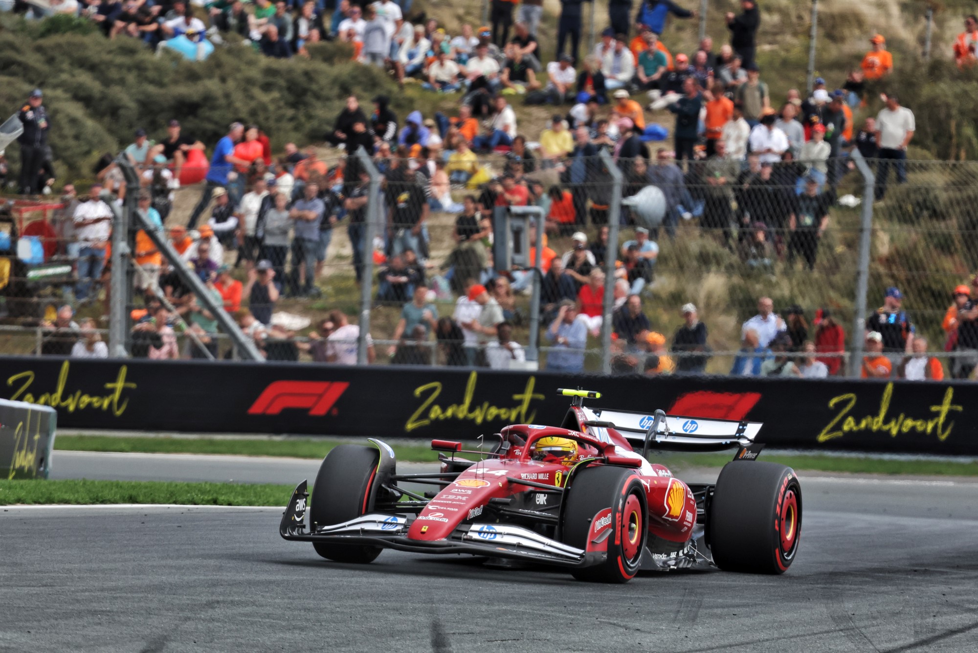 F1: Confira as imagens dos primeiros treinos do GP da Holanda Lewis Hamilton (GBR) Ferrari SF-25.