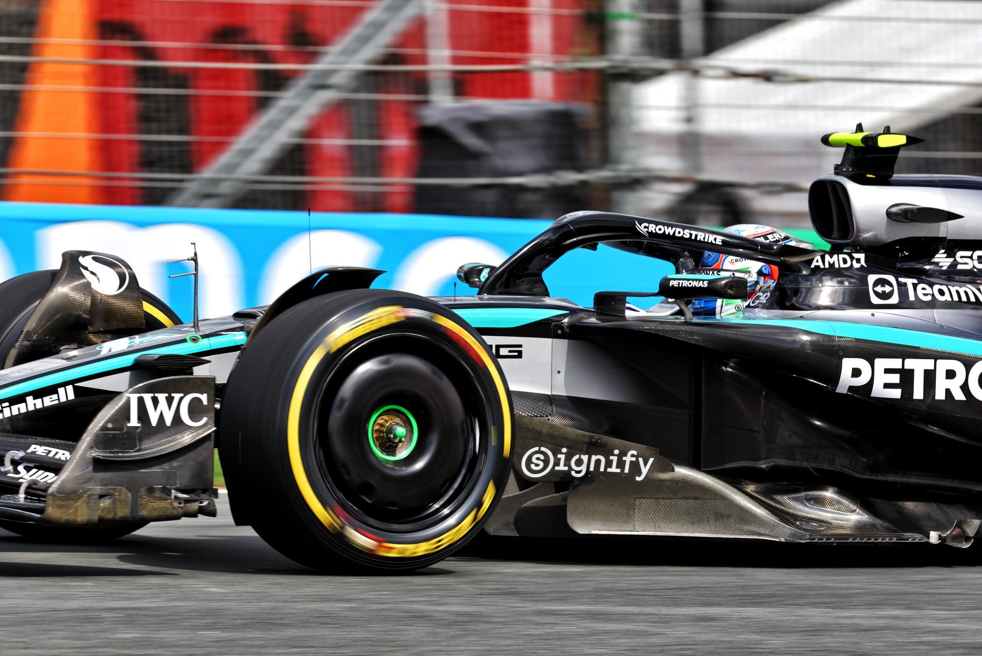 F1: Mercedes acredita em disputa por pódio após início consistente na Holanda Andrea Kimi Antonelli (ITA) Mercedes AMG F1 W16.