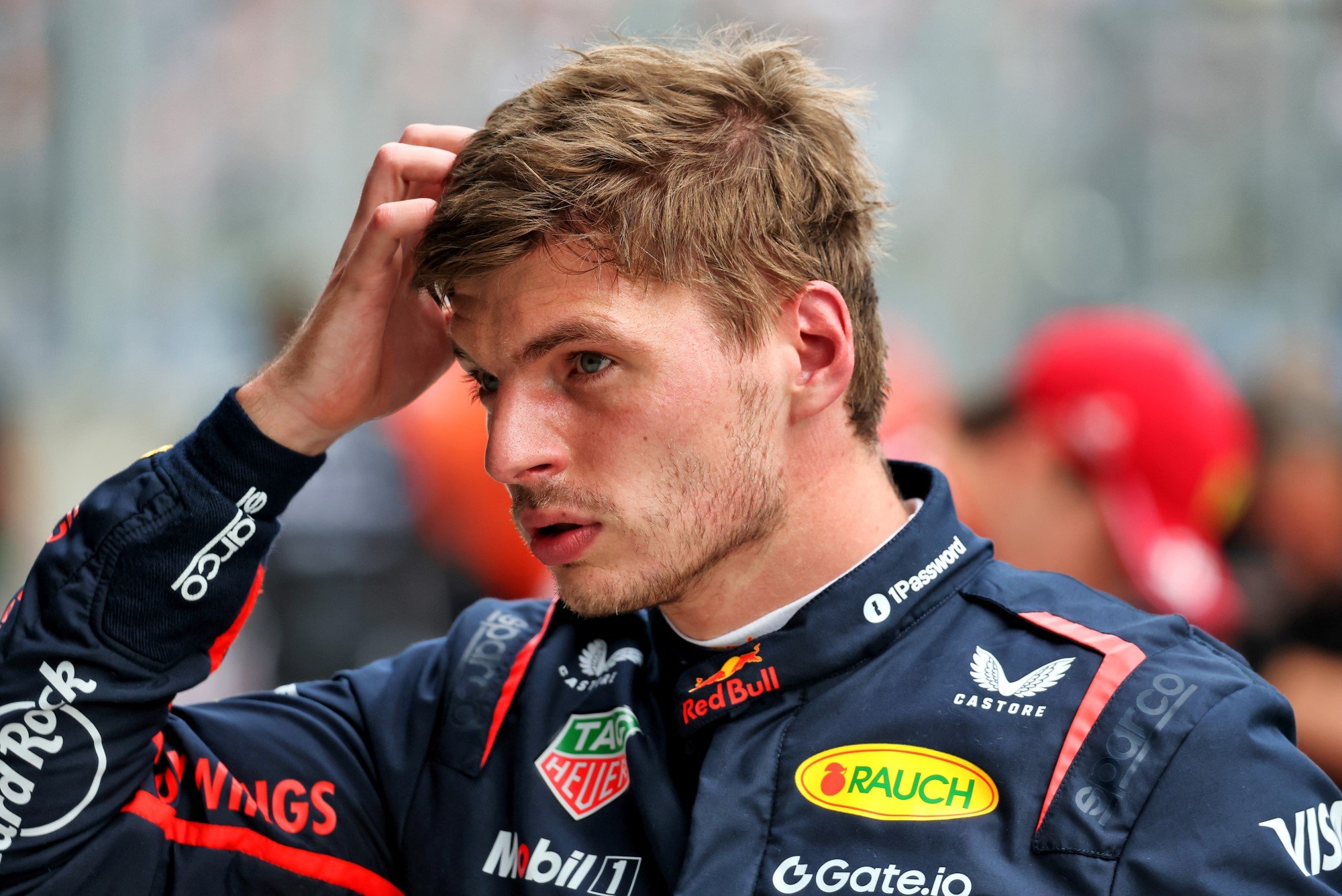 Max Verstappen (NLD) Red Bull Racing in qualifying parc ferme.