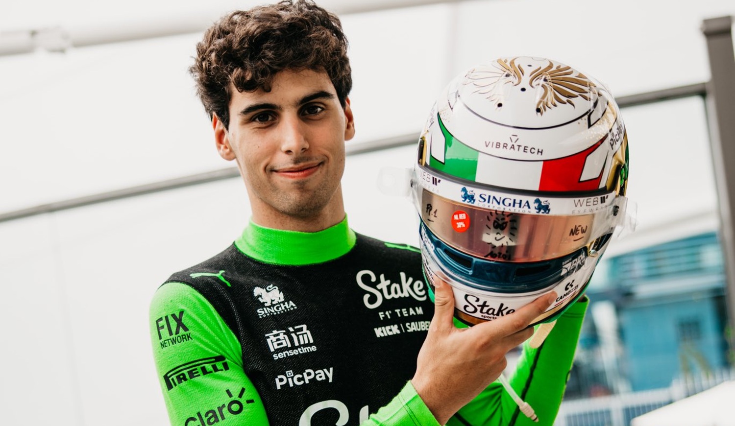 F1: Bortoleto bate na trave do top-10 e fica em 11º no TL1 do GP da Itália