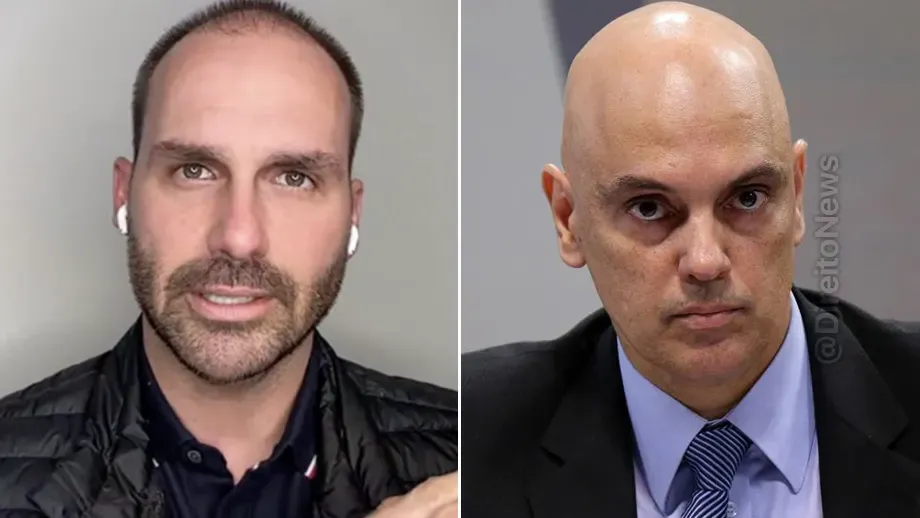 alexandre moraes diz eduardo bolsonaro cria dificuldades notificado impoe novas medidas