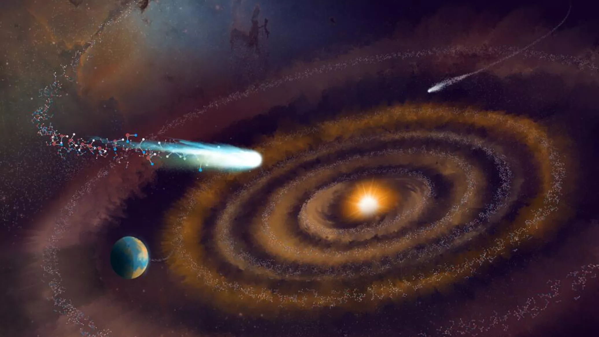 Astrônomos descobrem água interestelar intacta em um disco de formação de exoplanetas (IMAGEM) 5