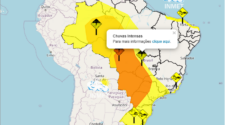 Inmet emite alertas de chuvas intensas para amplas áreas do Centro-Sul e Norte do país 1