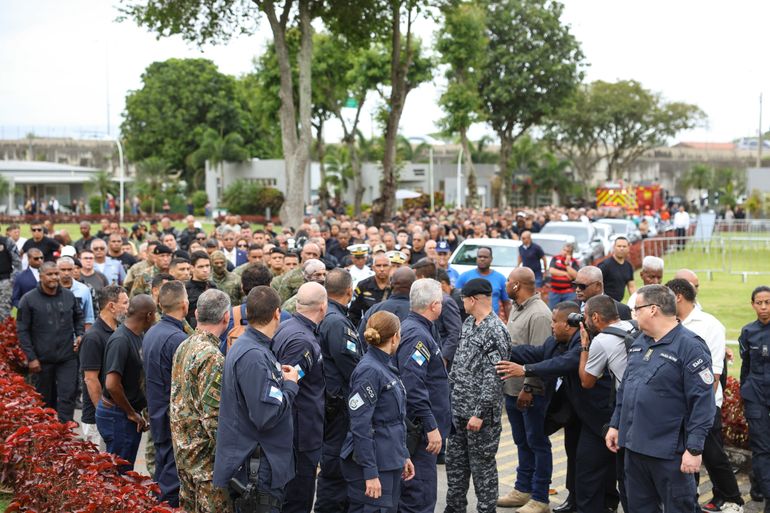 Rio de Janeiro (RJ), 30/10/2025 – Enterro do sargento da Polícia Militar, Heber Carvalho da Fonseca no Cemitério Jardim da Saudade, em Sulacap, no Rio de Janeiro. Foto: Tomaz Silva/Agência Brasil