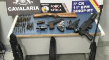 PM apreende armas de fogo e prende homem por disparos e ameaça em Sinop 2