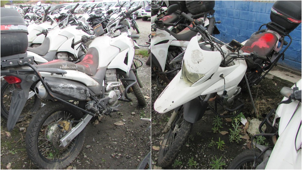 photo-collage-png Honda XRE 300 com lance mínimo de R$ 900 em leilão do governo de São Paulo — Foto: divulgação/Governo de SP