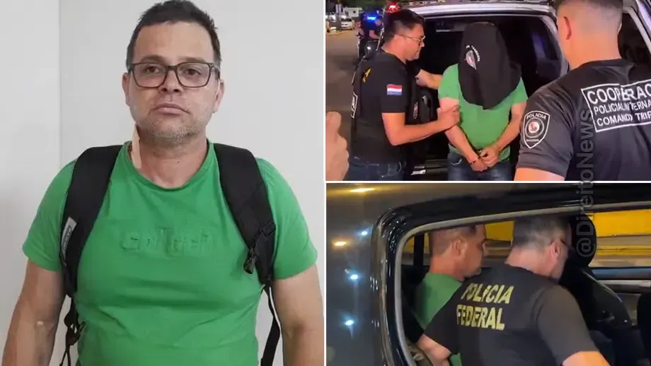 silvinei passa noite sede pf foz iguacu preso paraguai expulso pais