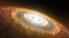 Astrônomos detectam o maior disco protoplanetário já observado em torno de uma estrela jovem (FOTO) 4