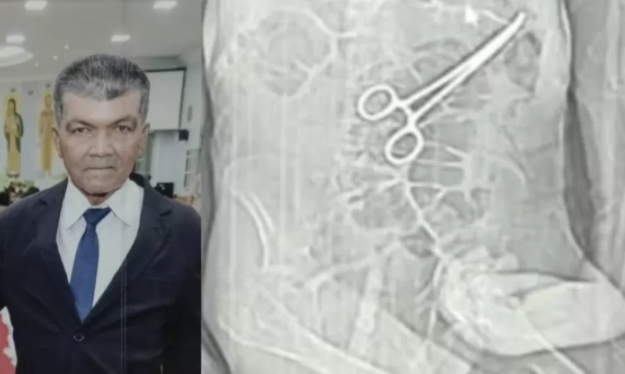 Família denuncia erro médico após aposentado morrer com pinça esquecida no corpo em Minas Gerais 1