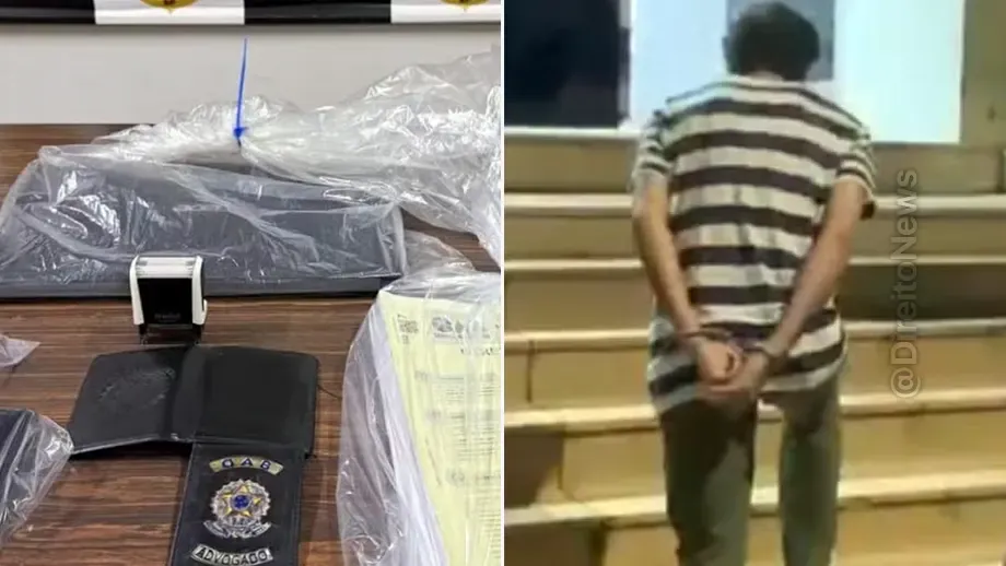 jovem preso passar advogado falsificar documentos oficiais interior sp